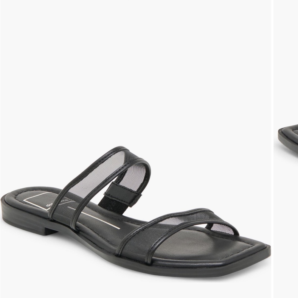 Dolce Vita Black Minimalist Sandals